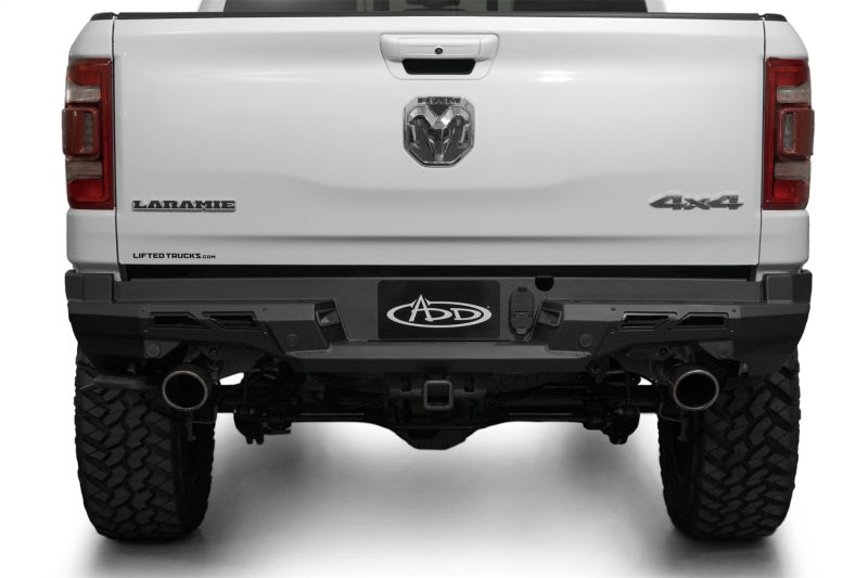 Addictive Desert Designs 19-24 RAM 1500 Black Label Rear Bumper Bumpers - Steel Addictive Desert Designs