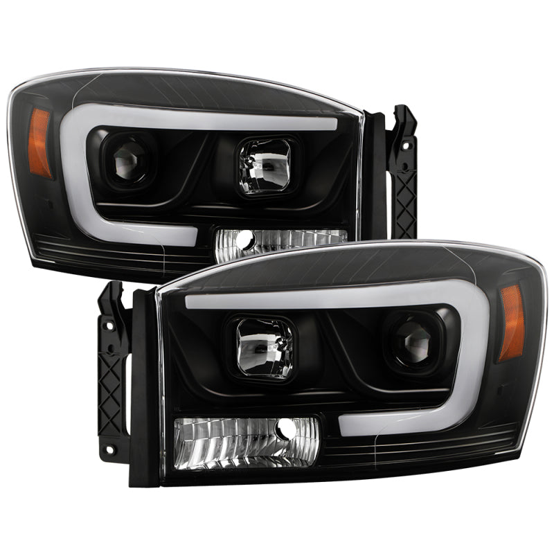 Spyder 06-08 Dodge Ram 1500 LED Headlights - Black PRO-YD-DR06PL-BK Headlights SPYDER