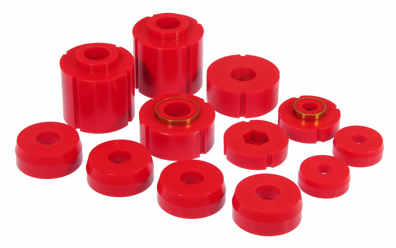 Prothane 84-88 Ford Bronco II Body Mount Kit - Red Bushing Kits Prothane