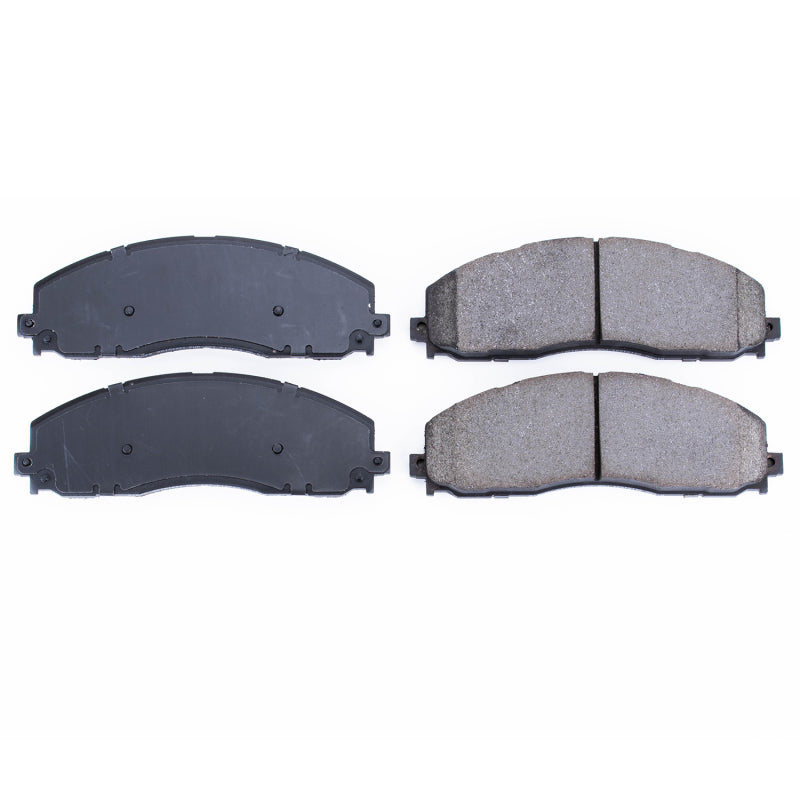 Power Stop 12-19 Ford F-250 Super Duty Front Z16 Evolution Ceramic Brake Pads Brake Pads - OE PowerStop