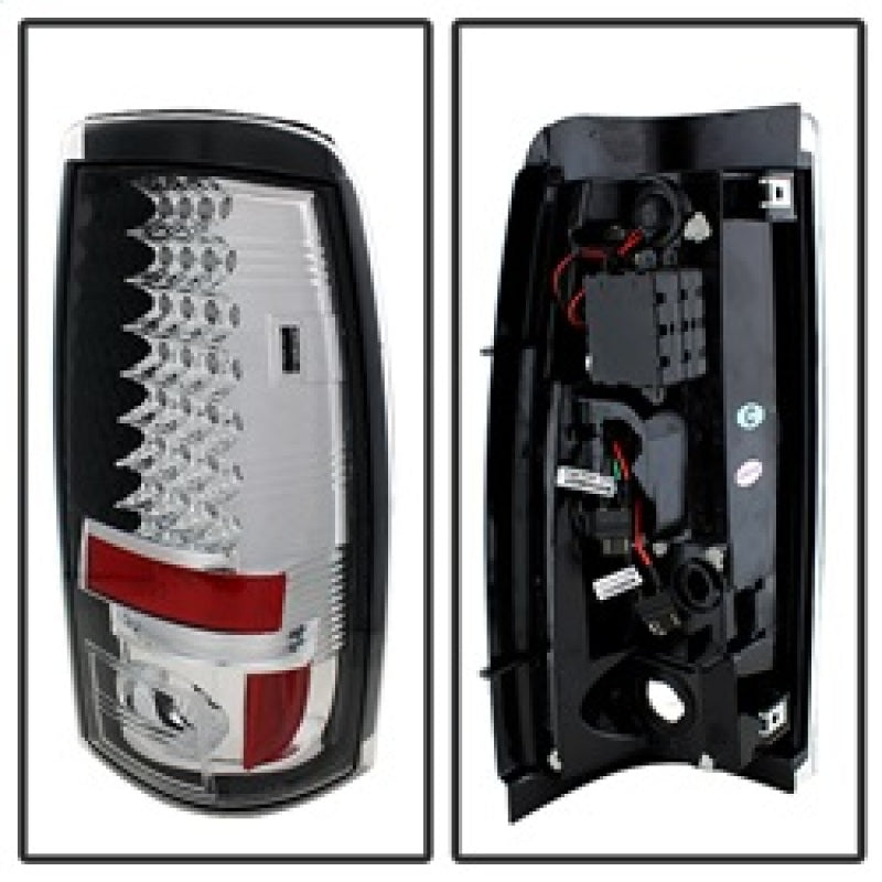 Spyder Chevy Silverado 1500/2500 03-06 (Does Not Fit Stepside)LED Tail Lights Chrm ALT-YD-CS03-LED-C Tail Lights SPYDER