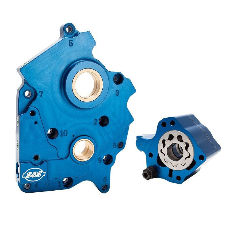 S&S Cycle 2017+ M8 Oil Cooled Models Oil Pump & Cam Plate Kit - Incl. VVT Oil Pumps S&S Cycle