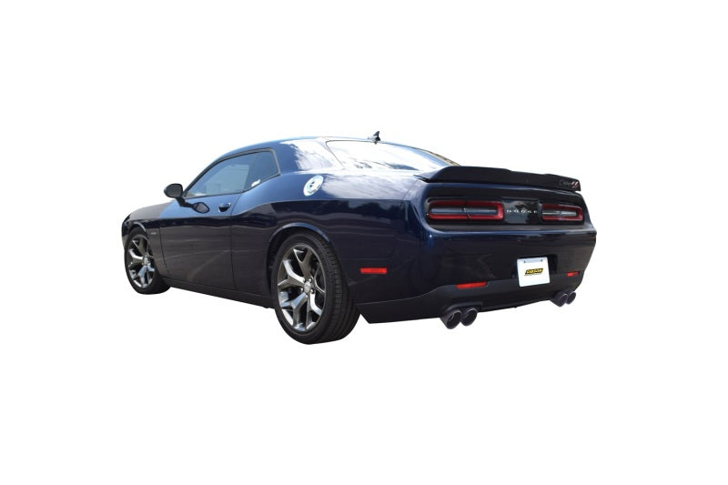 Gibson 15-16 Dodge Challenger R/T 5.7L 2.5in Cat-Back Dual Exhaust - Black Elite (Ceramic) Catback Gibson