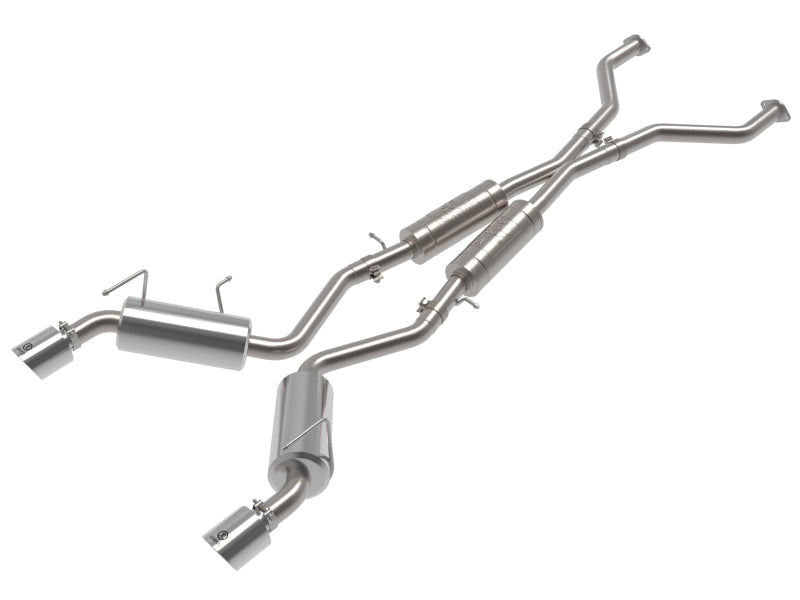 aFe Takeda Cat-Back Exhaust System Nissan 370Z 09-20 V6-3.7L- Polished Tip Catback aFe
