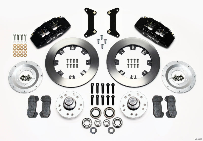 Wilwood Dynapro 6 Front Hub Kit 12.19in 79-87 GM G Body Big Brake Kits Wilwood