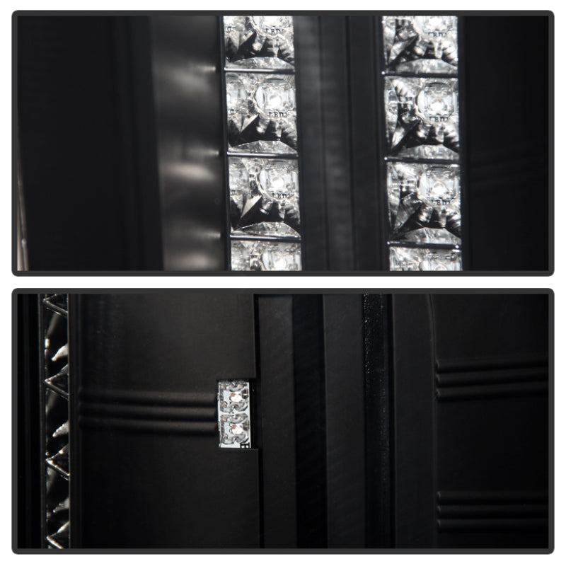 Spyder Chevy Silverado 07-13 LED Tail Lights Blk Smke ALT-YD-CS07-LED-BSM Tail Lights SPYDER