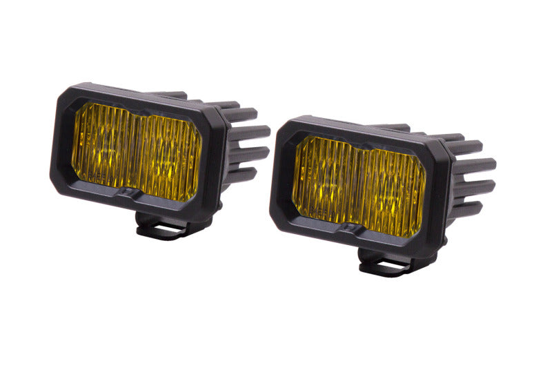 Diode Dynamics Stage Series 2 In LED Pod Pro - Yellow Fog Standard ABL (Pair) Light Accessories and Wiring Diode Dynamics