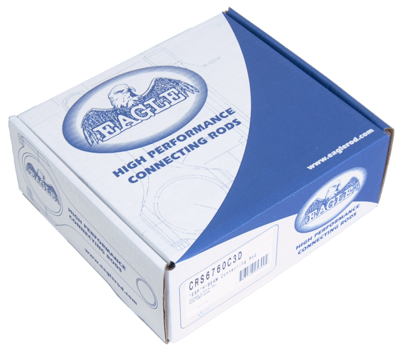 Eagle Chrysler Rb 1.094in Pin Forged 4340 Steel H-Beam Rods - Set of 8 Connecting Rods - 8Cyl Eagle