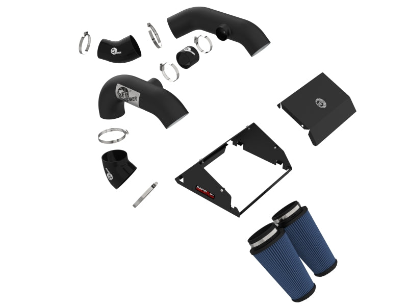 aFe Rapid Induction Pro 5R Cold Air Intake System 21-22 Ford F-150 Raptor V6-3.5L (tt) Cold Air Intakes aFe
