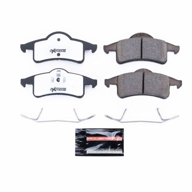 Power Stop 99-04 Jeep Grand Cherokee Rear Z26 Extreme Street Brake Pads w/Hardware Brake Pads - Performance PowerStop