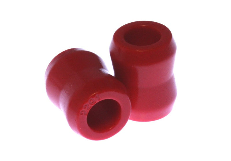 Energy Suspension Red Hour Glass Shock Bushings 3/4 inch I.D. 1 min - 1 1/8 max inch O.D. 1 7/16 inc Bushing Kits Energy Suspension