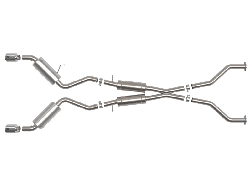 aFe Takeda Cat-Back Exhaust System Nissan 370Z 09-20 V6-3.7L- Polished Tip Catback aFe