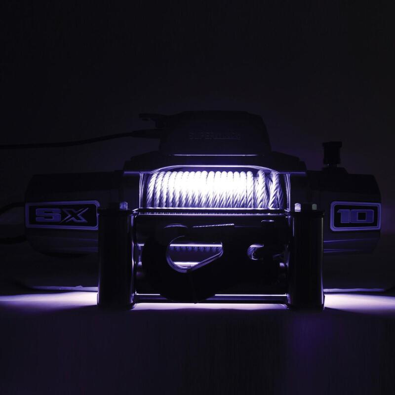 Superwinch 12000 LBS 12V DC 3/8in x 85ft Wire Rope SX 12000 Winch - Graphite Winches Superwinch