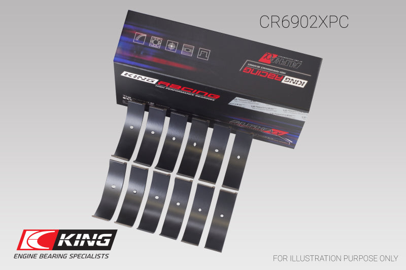 King Engine Bearings Nissan VQ35HR/VQ37VHR/VR30DTT pMaxKote Rod Bearing Set - Size STD Bearings King Engine Bearings