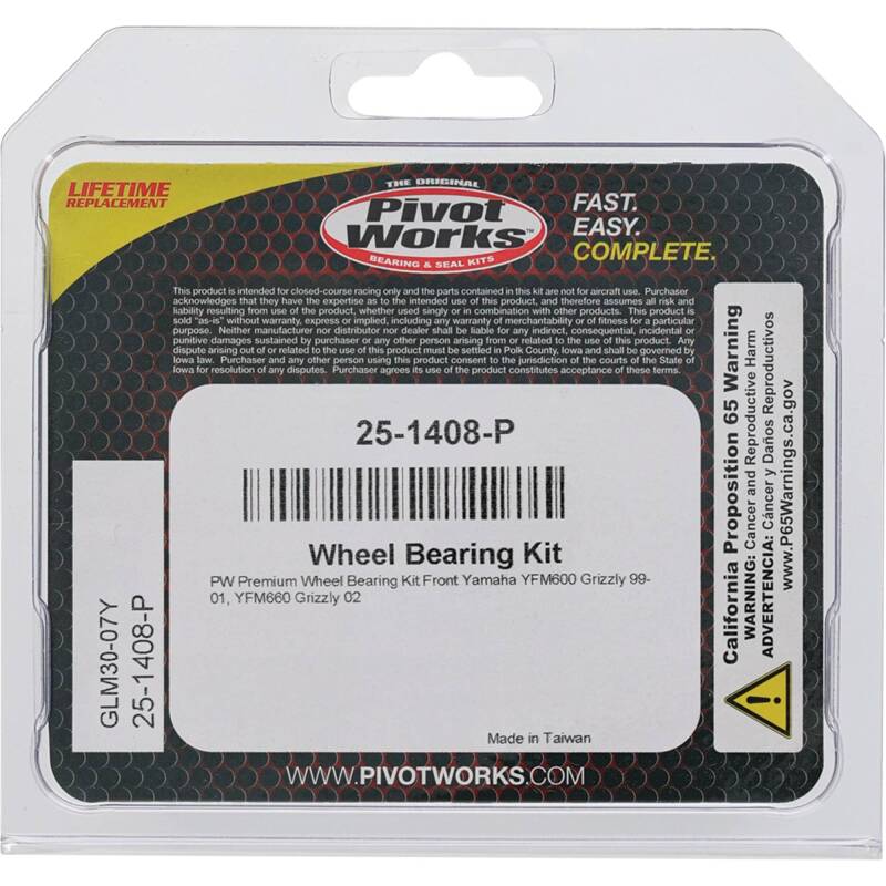 Pivot Works Premium Wheel Bearing Wheel Bearings Pivot Works