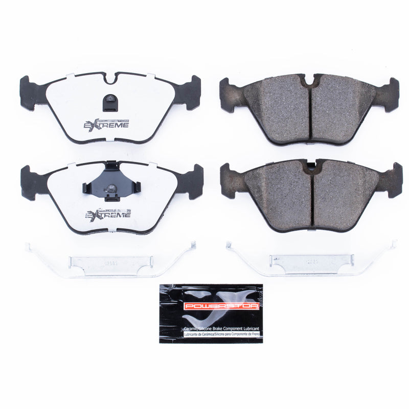 Power Stop 89-91 Audi 200 Front Z26 Extreme Street Brake Pads w/Hardware Brake Pads - Performance PowerStop