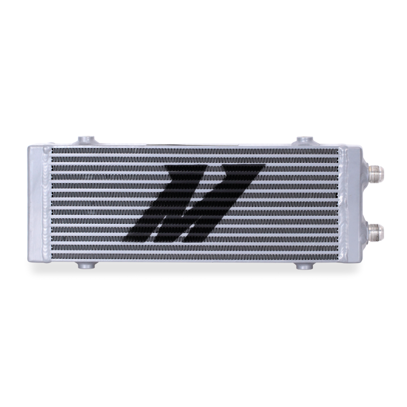 Mishimoto Universal Medium Bar and Plate Dual Pass Silver Oil Cooler Oil Coolers Mishimoto
