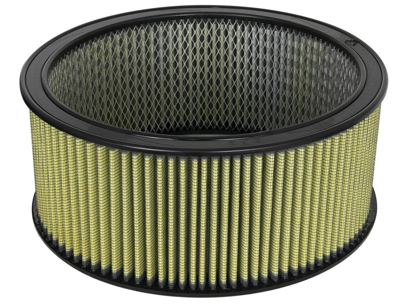aFe MagnumFLOW Air Filters Round Racing PG7 A/F RR PG7 14OD x 12ID x 6H IN with E/M Air Filters - Universal Fit aFe