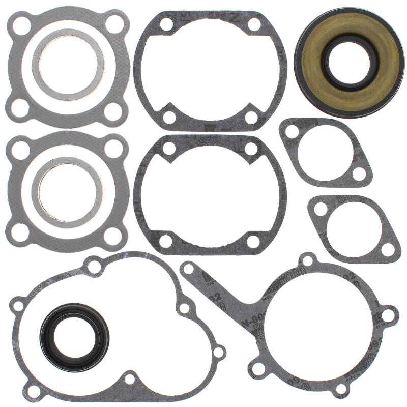 Vertex Gaskets 76-78 Yamaha Exciter EX340 A B Complete Gasket Kit w/ Oil Seals Engine Hardware Vertex Pistons