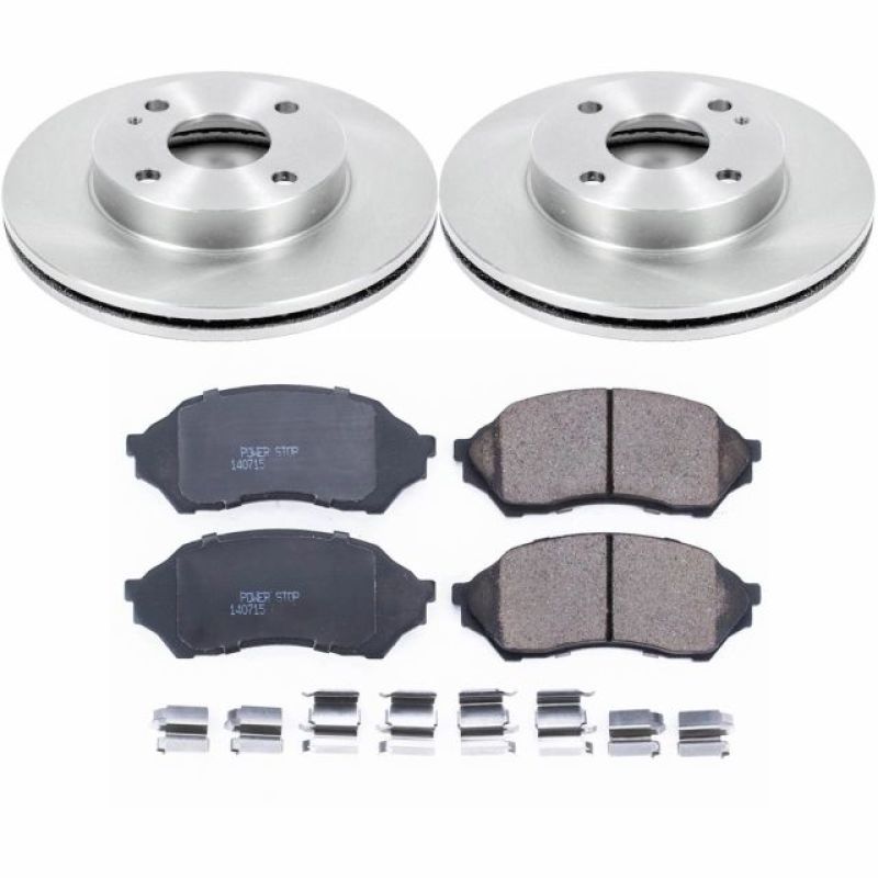 Power Stop 99-01 Mazda Protege Front Autospecialty Brake Kit Brake Kits - OE PowerStop