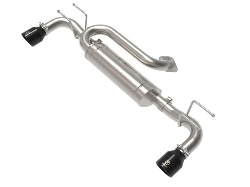aFe 19-22 Mazda 3 L4 2.5L Takeda 3in to 2-1/2in 304 Stainless Steel Axle-Back Exhaust w/ Black Tip Axle Back aFe