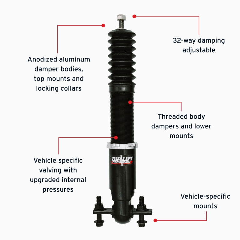 Air Lift Performance 15-23 Ford Mustang S550/24-25 S650 Air Suspension Rear Kit Air Suspension Kits Air Lift