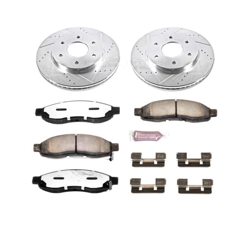 Power Stop 04-05 Infiniti QX56 Front Z36 Truck & Tow Brake Kit Brake Kits - Performance D&S PowerStop