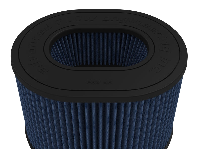 aFe Magnum FORCE Intake Air Filter w/Pro 5R 5-1/2IN F x (12-1/4x9-3/4)IN B x (11-1/4x8-3/4)IN Tx8IN Air Filters - Universal Fit aFe