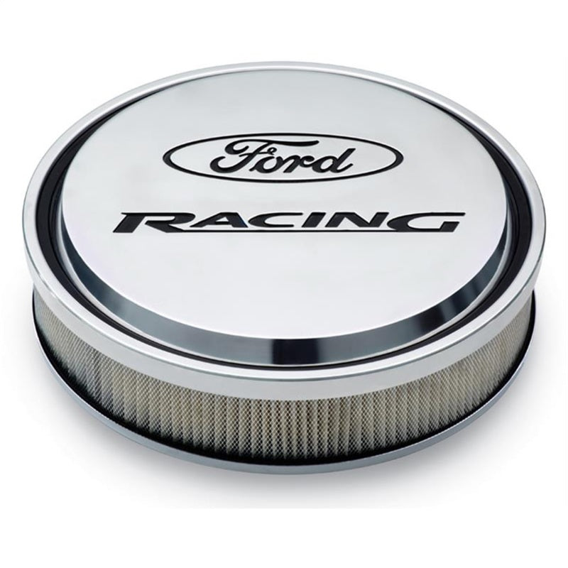 Ford Racing Polished Slant Edge Air Cleaner Air Filters - Universal Fit Ford Racing