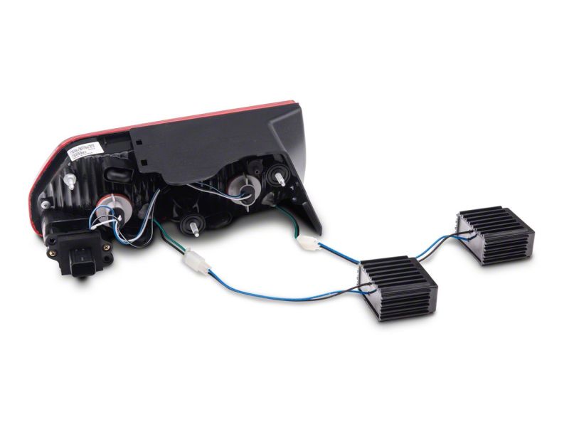 Raxiom 08-14 Dodge Challenger LED Tail Lights- Chrome Housing - Red/Clear Lens Tail Lights Raxiom