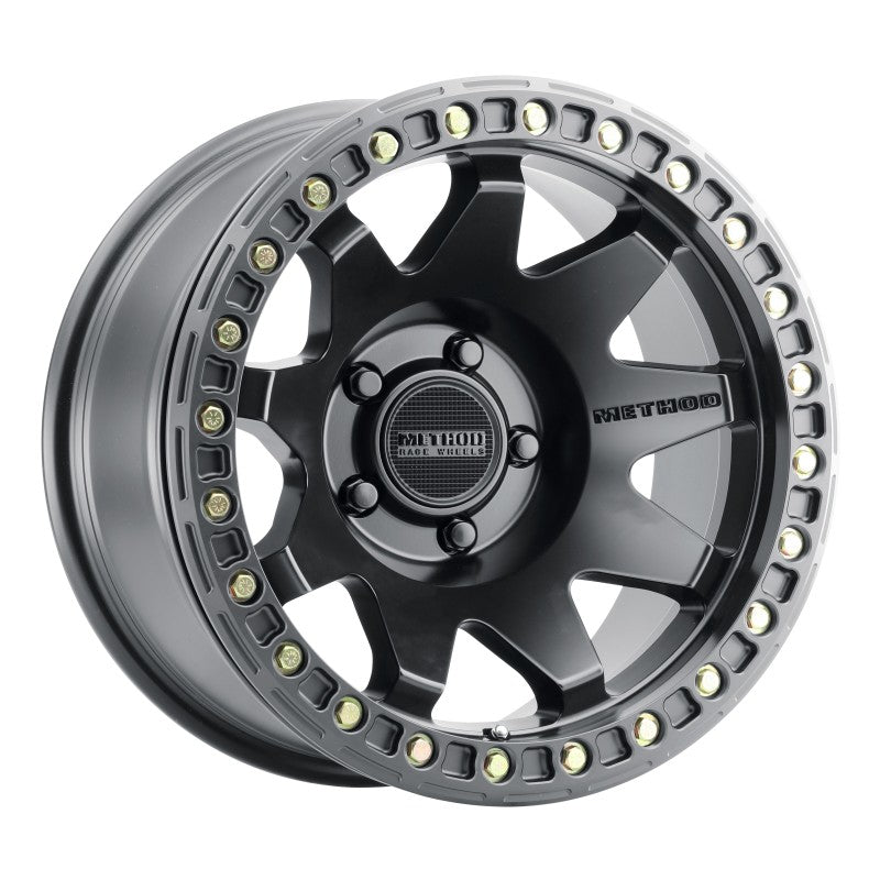 Method MR108 17x9 -44mm Offset 5x5 71.5mm CB Matte Black w/BH-H24125-38 Wheel Wheels - Cast Method Wheels