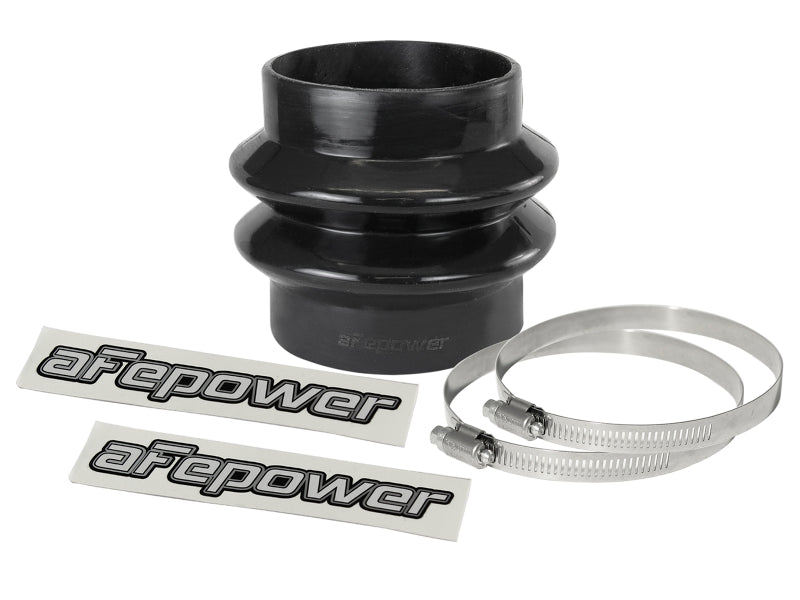 aFe Magnum FORCE Intake Coupling Kit (3-1/8 IN ID to 3 IN ID x 3-1/2 IN L) Straight Black Air Intake Components aFe