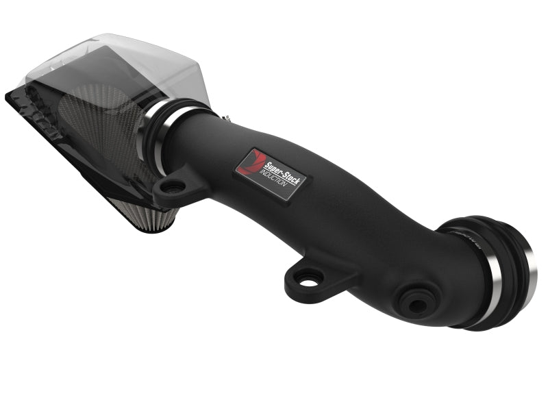 aFe Super Stock Induction System Pro Dry S Media 18-21 Jeep Wrangler JL L4-2.0L (t) Cold Air Intakes aFe