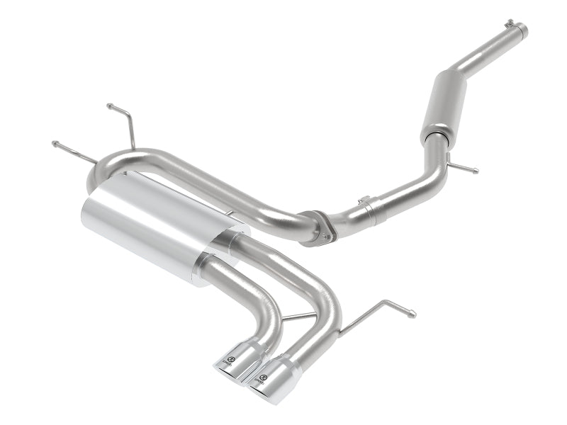 aFe Takeda 2-1/2in SS-304 Cat-Back Exhausts w/ Polished Tip 16-19 Mazda MX-5 Miata ND 2.0T Catback aFe