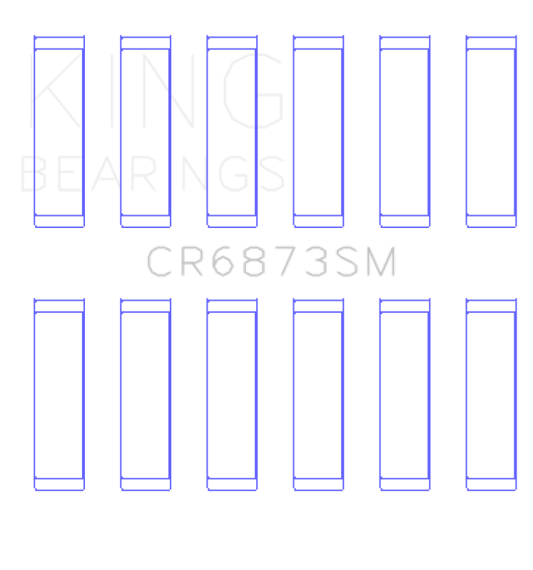 King Engine Bearings Toyota 2GR-FE/3GR-FE Connecting Rod Bearing Set Bearings King Engine Bearings