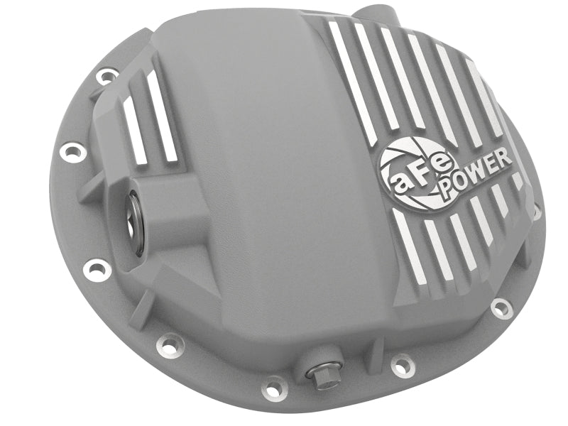 aFe Street Series Rear Differential Cover Raw 14-19 Chevrolet Silverado V8 4.3L / 5.3L / 6.2L Diff Covers aFe