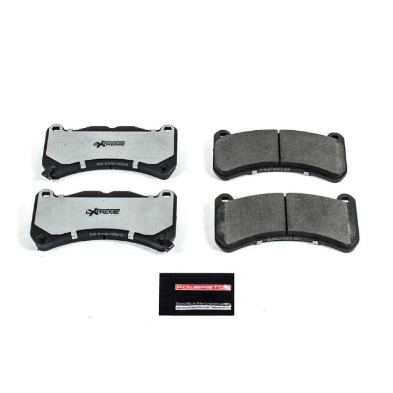 Power Stop 13-14 Ford Mustang Front Z26 Extreme Street Brake Pads w/Hardware Brake Pads - Performance PowerStop