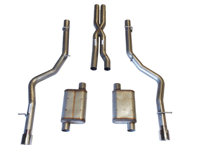 JBA 05-10 Chrysler/Dodge Cars 6.1L 409SS Dual Rear Exit Cat-Back Exhaust Catback JBA