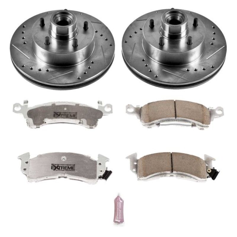 Power Stop 1975 Buick Apollo Front Z26 Street Warrior Brake Kit Brake Kits - Performance D&S PowerStop