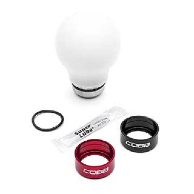 Cobb 2022+ Honda Civic Type R 6-Speed Short Weighted Cobb Knob - White Shift Knobs COBB