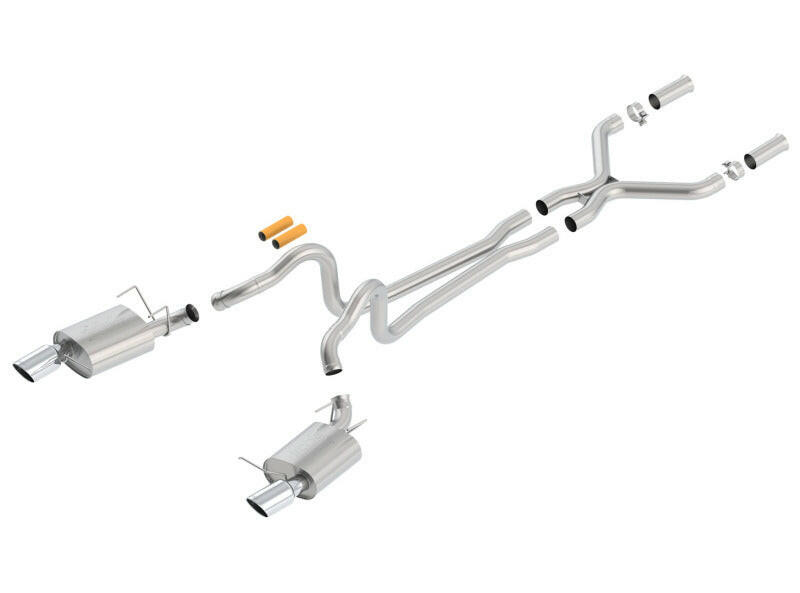 Borla 13-14 Mustang GT/Boss 302 5.0L V8 RWD Single Split Rear Exit ATAK Catback Exhaust Catback Borla