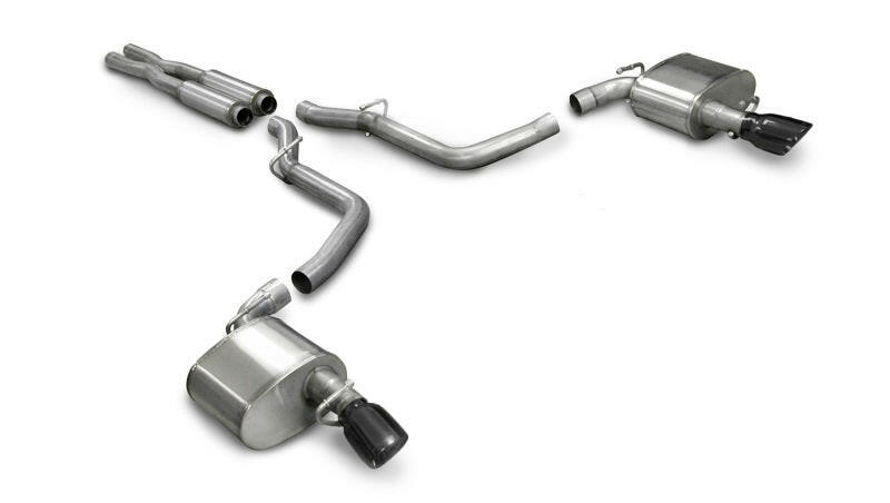 Corsa 2005-2010 Dodge Charger SRT-8 6.1L V8 Black Xtreme Cat-Back Exhaust Catback CORSA Performance