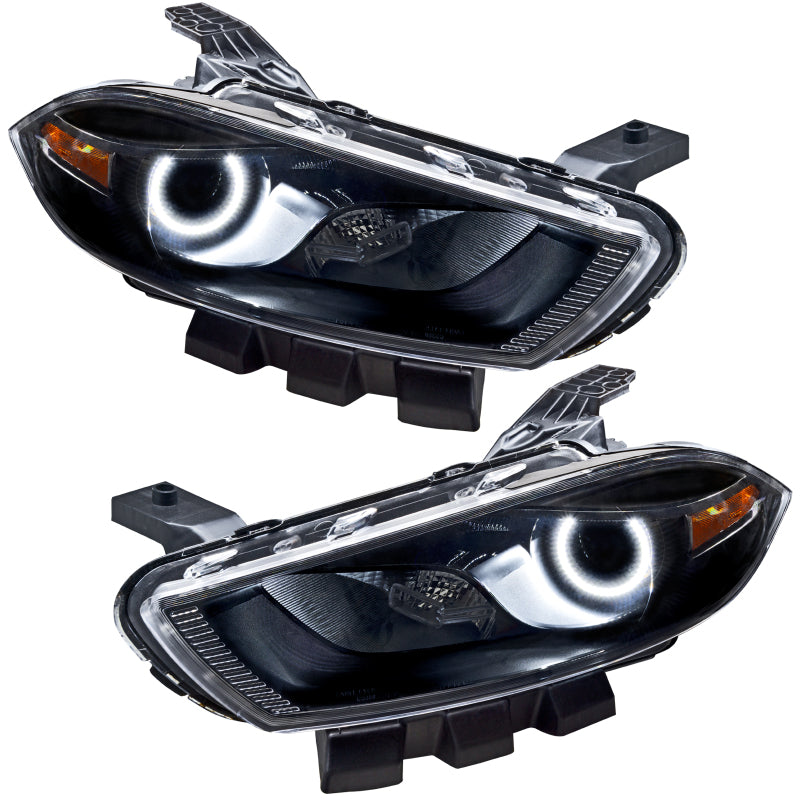 Oracle 13-14 Dodge Dart (HID Style) SMD HL - Black - White Headlights ORACLE Lighting