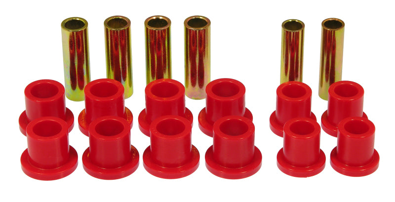 Prothane 66-72 Ford F100 4wd Spring & Shackle Bushings - Red Bushing Kits Prothane