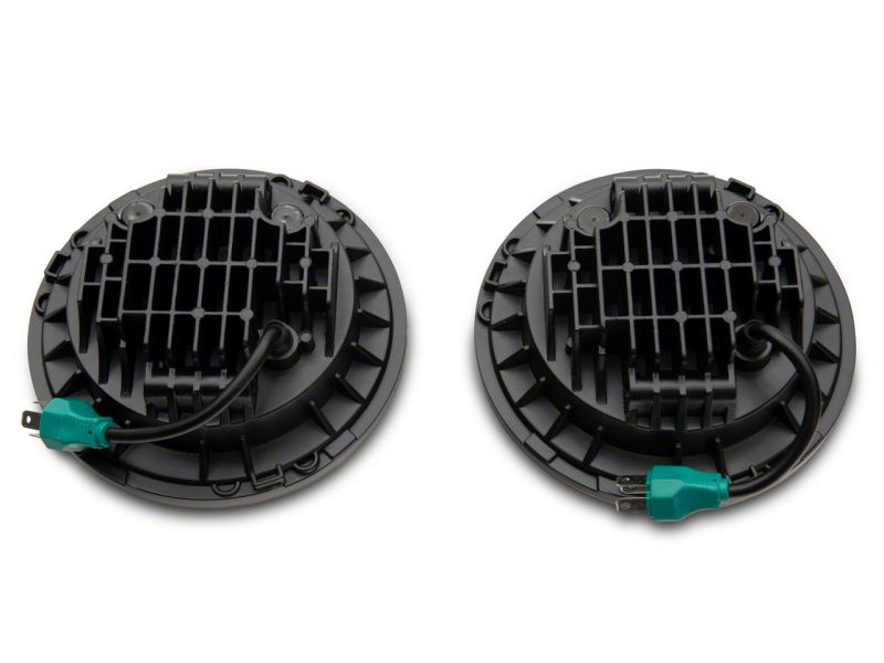 Raxiom 07-18 Jeep Wrangler JK 7-In LED Headlights- Chrome Housing (Clear Lens) Headlights Raxiom