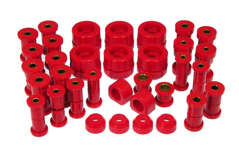 Prothane 81-87 Chevy Truck 4wd Total Kit - Red Bushings - Full Vehicle Kits Prothane