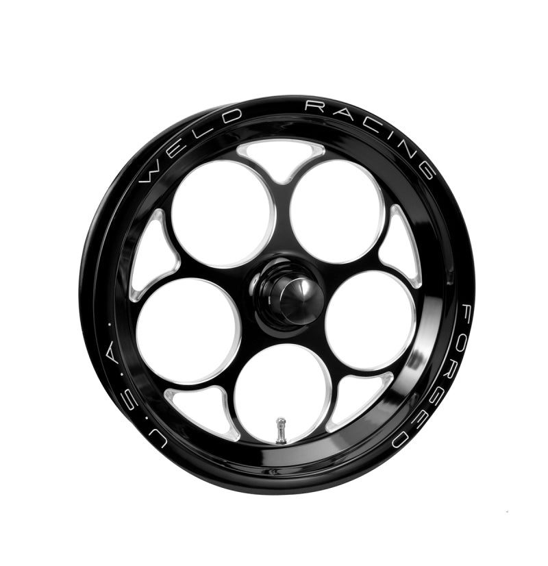 Weld Magnum 1-Piece 15x3.5 / Anglia Spindle MT / 1.75in. BS Black Wheel - Non-Beadlock Wheels - Forged Weld