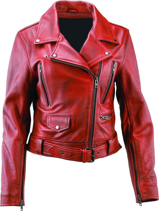 Kuryakyn Leather By River Road Arabian Spice Leather Jacket Red Womens - Large Jackets - Leather Kuryakyn
