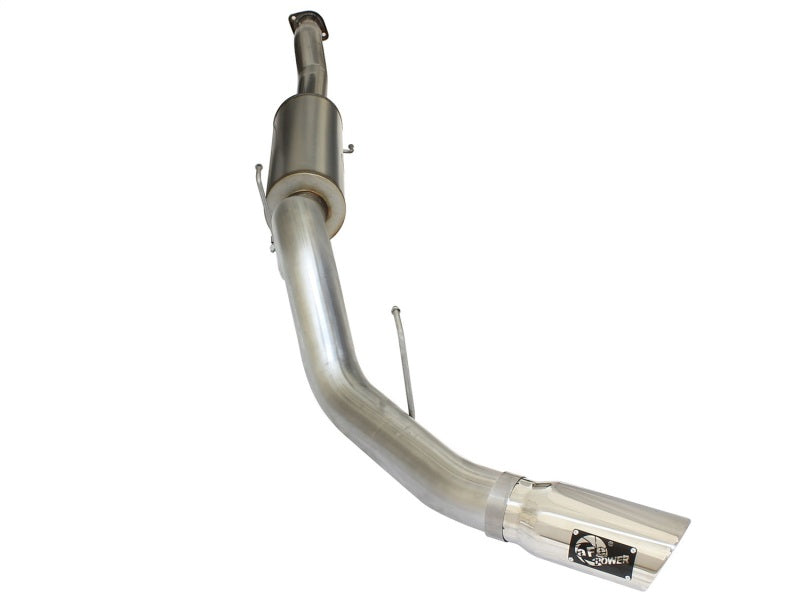 aFe MACHForce XP SS Exhaust 4in Cat-Back w/ Polish Tip 2015 Ford F-150 EcoBoost V6 2.7/3.5Ltt Catback aFe