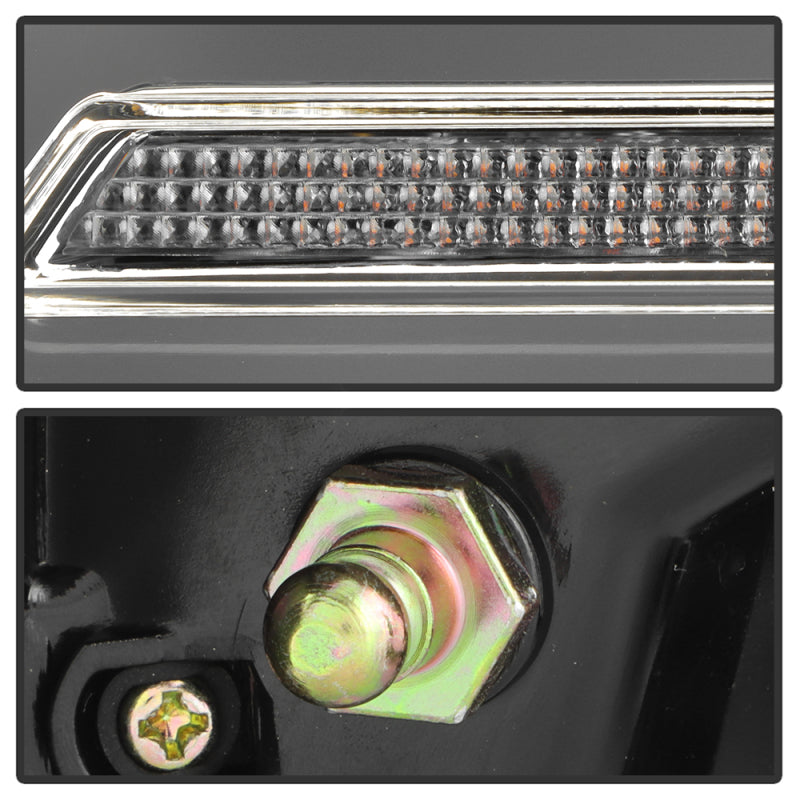 Spyder Porsche Cayenne 958 11-14 LED Tail Lights - Sequential Signal - Black Tail Lights SPYDER